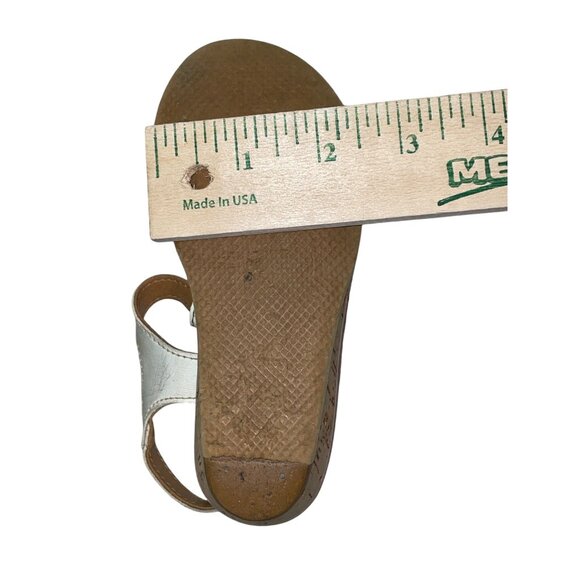 Vintage Dyna Kids Toddler Girls Sandals 6? Used White *Some Wear - Picture 12 of 16